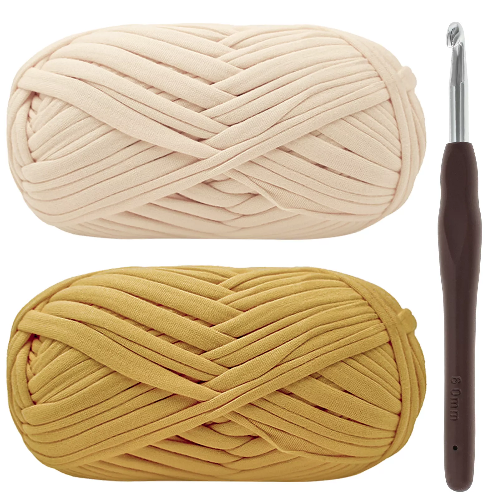 Chunky yarn for crochet t shirt yarn for crocheting crochet yarn thick wool for crochet 2x100g chunk